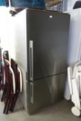 A FISHER AND PAYKEL FRIDGE FREEZER, RIGHT HINGED - STAINLESS STEEL, 169cm HIGH X 79cm WIDE