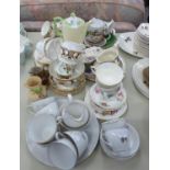 SELECTION OF EARLY TWENTIETH CENTURY AND LATER CHINA TEA AND COFFEE WARES (IN EXCESS  OF 50 PIECES)