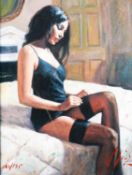 FABIAN PEREZ (b.1967) ARTIST SIGNED LIMITED EDITION COLOUR PRINT ‘Kayleigh at the Ritz III’ (161/