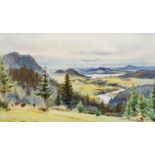 WILLIAM ALISTER MACDONALD (1861-1948) WATERCOLOUR DRAWING Scottish Highland landscape Signed and