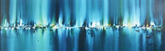 PHILIP GRAY (b.1959) ARTIST SIGNED LIMITED EDITION COLOUR PRINT Radiant Harbour (152/195) with