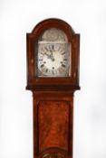 SIR JOHN BENNETT Ltd, LONDON, EARLY/MID TWENTIETH CENTURY FIGURED WALNUT GRANDDAUGHTER LONGCASE