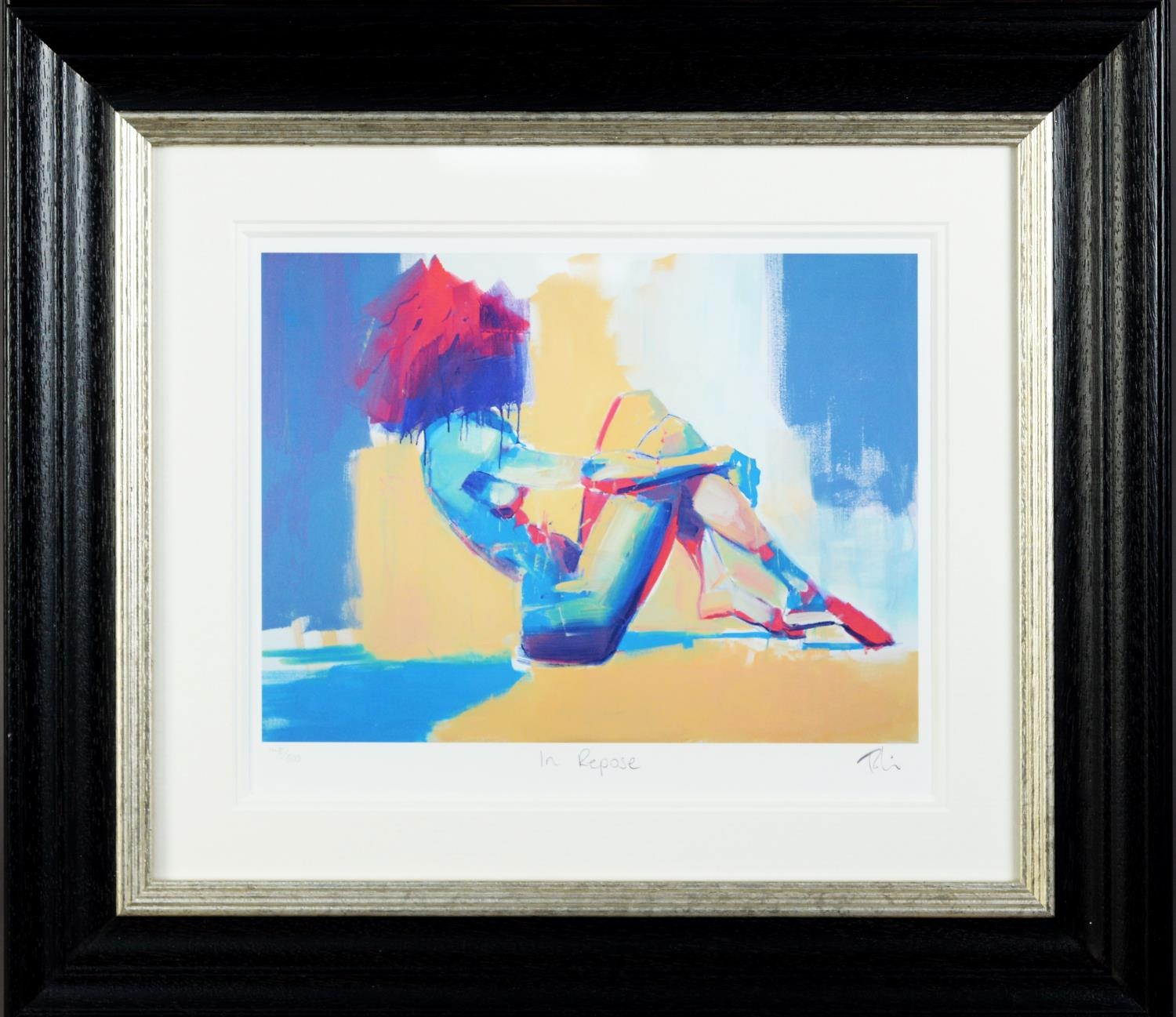 TOBY MULLIGAN (b.1969) ARTIST SIGNED LIMITED EDITION COLOUR PRINT ‘In Repose’ (148/600) no - Image 2 of 2