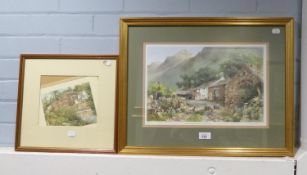 JUDY BOYES LTD. ED. PRINT 'BROTHERILKELD FARM, ESKDALE', SIGNED LOWER RIGHT AND NUMBERED 363/850,