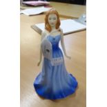 A ROYAL DOULTON CHINA FIGURE 'SAPPHIRE – SEPTEMBER’ FROM THE GEMSTONE COLLECTION