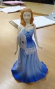 A ROYAL DOULTON CHINA FIGURE 'SAPPHIRE – SEPTEMBER’ FROM THE GEMSTONE COLLECTION