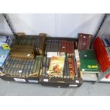 A GOOD SELECTION OF UNIFORM BOUND BOOKS, TO INCLUDE' EXAMPLES OF H.G. WELLS, HENRY JAMES AND VARIOUS