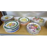 20 ‘CHELSEA FLOWER SHOW’ COLLECTOR’S PLATES AND 6 HUTSCHENREUTHER CHINA FLORAL COLLECTOR’S PLATES (