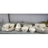 ROYAL DOULTON 'TUMBLING LEAVES' PATTERN 46 PIECE DINNER & TEA SERVICE