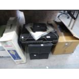 JVC HQ VIDEO CASSETTE RECORDER HR-D23 OEK, FOUR PLASTIC VIDEO STORAGE DRAWERS AND A PLUSTRON