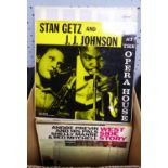 VINYL RECORDS. Stan Getz and Jay Jay Johnson at the Opera House, Columbia 33CX 10127, clef series