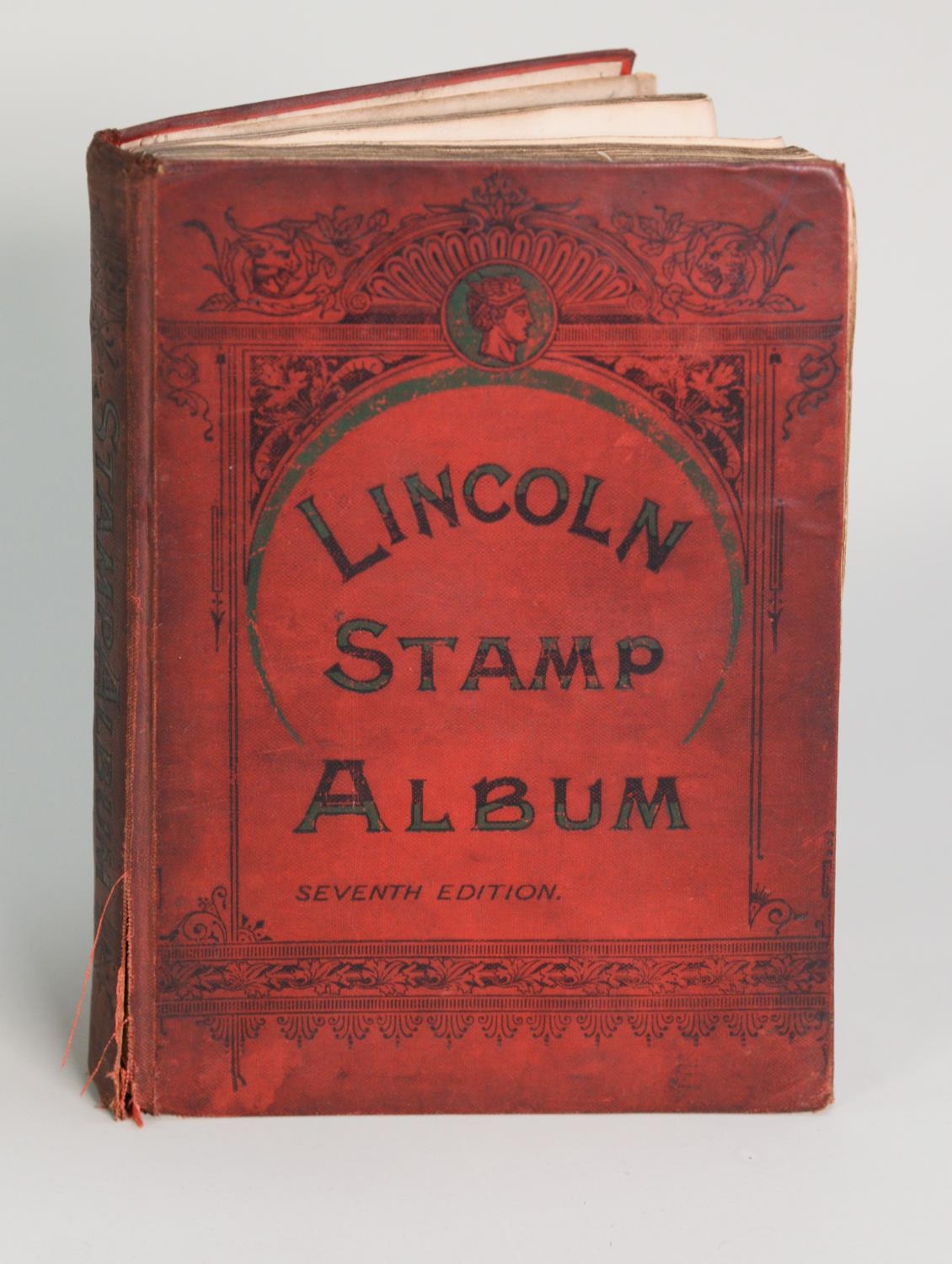 THE LINCOLN STAMP ALBUM CONTAINING WORLDWIDE RANGES - Image 2 of 2