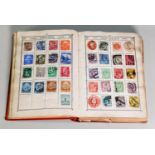 THE LINCOLN STAMP ALBUM CONTAINING WORLDWIDE RANGES