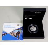 “The Glasgow 2014 Commonwealth Games” 50p Silver Proof coin, boxed with certificate of authenticity