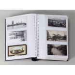 MODERN PHOTOGRAPH ALBUM CONTAINING A GOOD, MIXED SELECTION OF EARLY 20th CENTURY TO CIRCA 1920