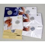 Royal Mint, a selection of 7 Silver Coins being 6 x £20, 1 x £50, face value is £170