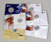 Royal Mint, a selection of 7 Silver Coins being 6 x £20, 1 x £50, face value is £170