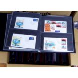 ALL-WORLD COLLECTION OF FIRST DAY COVERS arranged in 9 binders