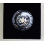 “Christopher Ironside”, 2013 50p Silver Proof coin, boxed with certificate of authenticity