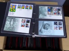 ALL-WORLD COLLECTION OF FIRST DAY COVERS, arranged in 9 binders