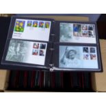 ALL-WORLD COLLECTION OF FIRST DAY COVERS, arranged in 9 binders