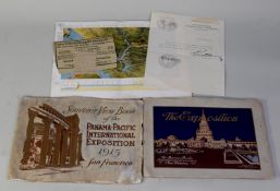 TWO SOUVENIR VIEW BOOKS - PANORAMA PACIFIC INTERNATIONAL EXPOSITION 1915 SAN FRANCISCO, a SIMILAR