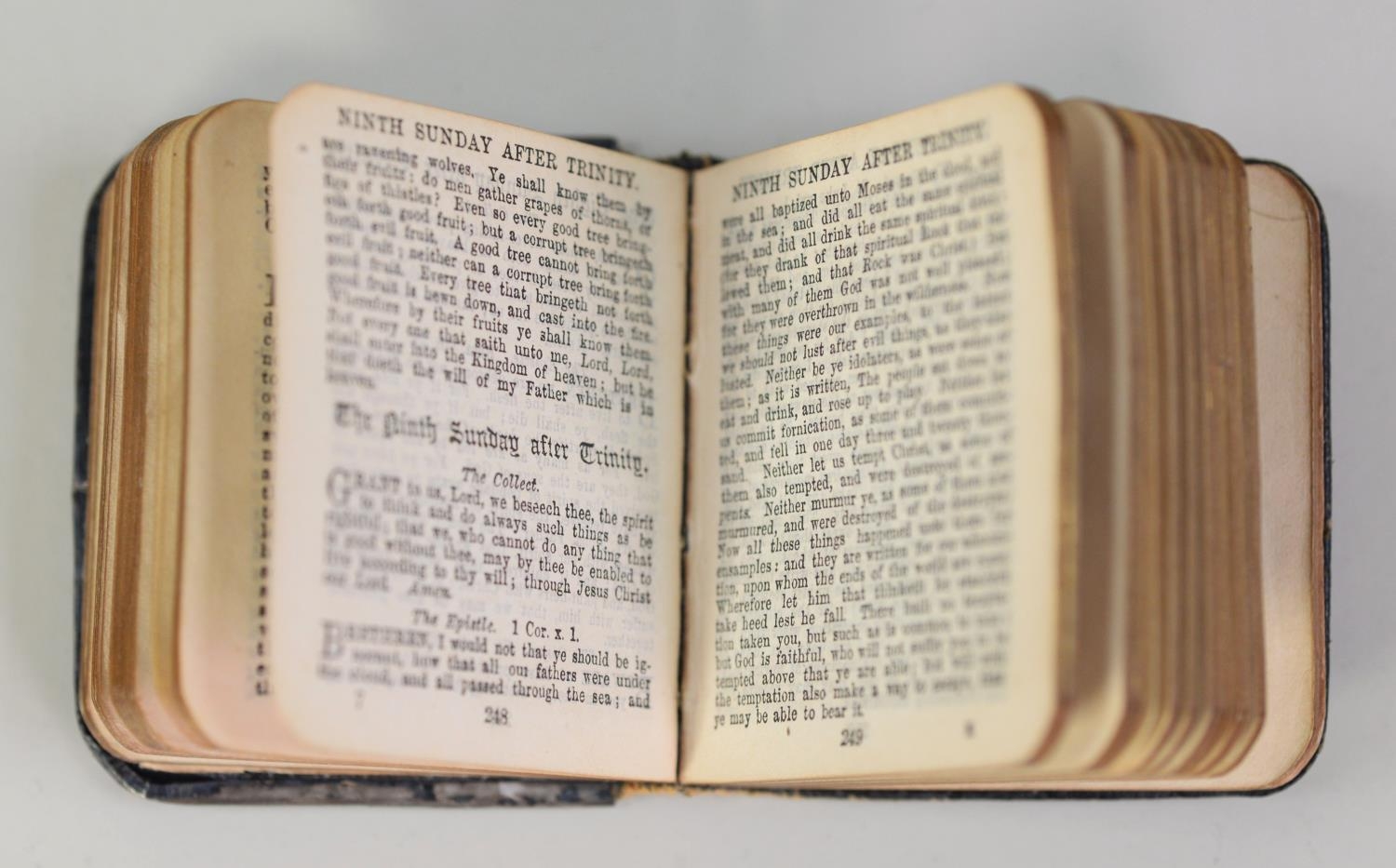 MINIATURE BOOK OF COMMON PRAYER, Eyre & Spottiswoode, pen signature to the inside cover for 1906, - Image 2 of 2