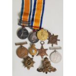 QUEEN VICTORIA 'SOUTH AFRICA MEDAL' with ORANGE FREE STATE and CAPE COLONY CLASPS AND RIBBON,