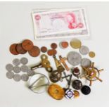 SELECTION OF EARLY TWENTIETH CENTURY AND LATER MEDALLIONS COINS ETC... to include; 1935 Jubilee