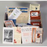 APPROXIMATELY 55 ITEMS OF EPHEMERA RELATING TO CHICAGO WORLD'S FAIR 1933 - 1934 mainly exhibitor's