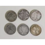 VICTORIA JUBILEE SILVER FLORIN, 1887 (EF), ANOTHER (VF),. GEORGE V SILVER FLORIN 1936 (EF), and  TWO