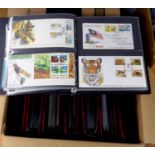 MODERN FIRST DAY COVERS COLLECTION arranged in 8 binders, to include GB, Israel, Australia, Malaysia