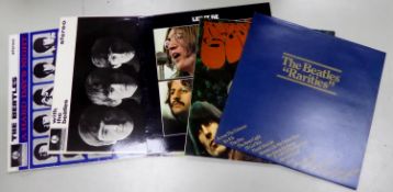 VINYL RECORDS. The Beatles Collection Stereo box set, housed in original blue box, gilt detail and