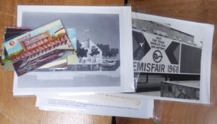 HEMISFAIR 68, SAN ANTONIO, TEXAS, eighteen 6” x 9” (15.2cm x 22.9cm) black and white photographic