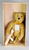 STEIFF, GERMAN, LIMITED EDITION REPLICA OF A 1906 TEDDY BEAR - BLOND 40 (for British Collectors),