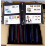 MODERN FDC COLLECTION ARRANGED IN BINDERS, to include GB and Channel Islands