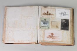 VICTORIA SUSAN SATTERTHWAITE nee HORNBY (1837-1906) AN ALBUM OF IN EXCESS OF 100 PASTED IN