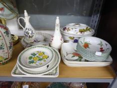 ROYAL WORCESTER 'EVESHAM' FRUIT DECORATED OVEN TO TABLE WARES AND SIMILAR TO INCLUDE OVAL STEW POT