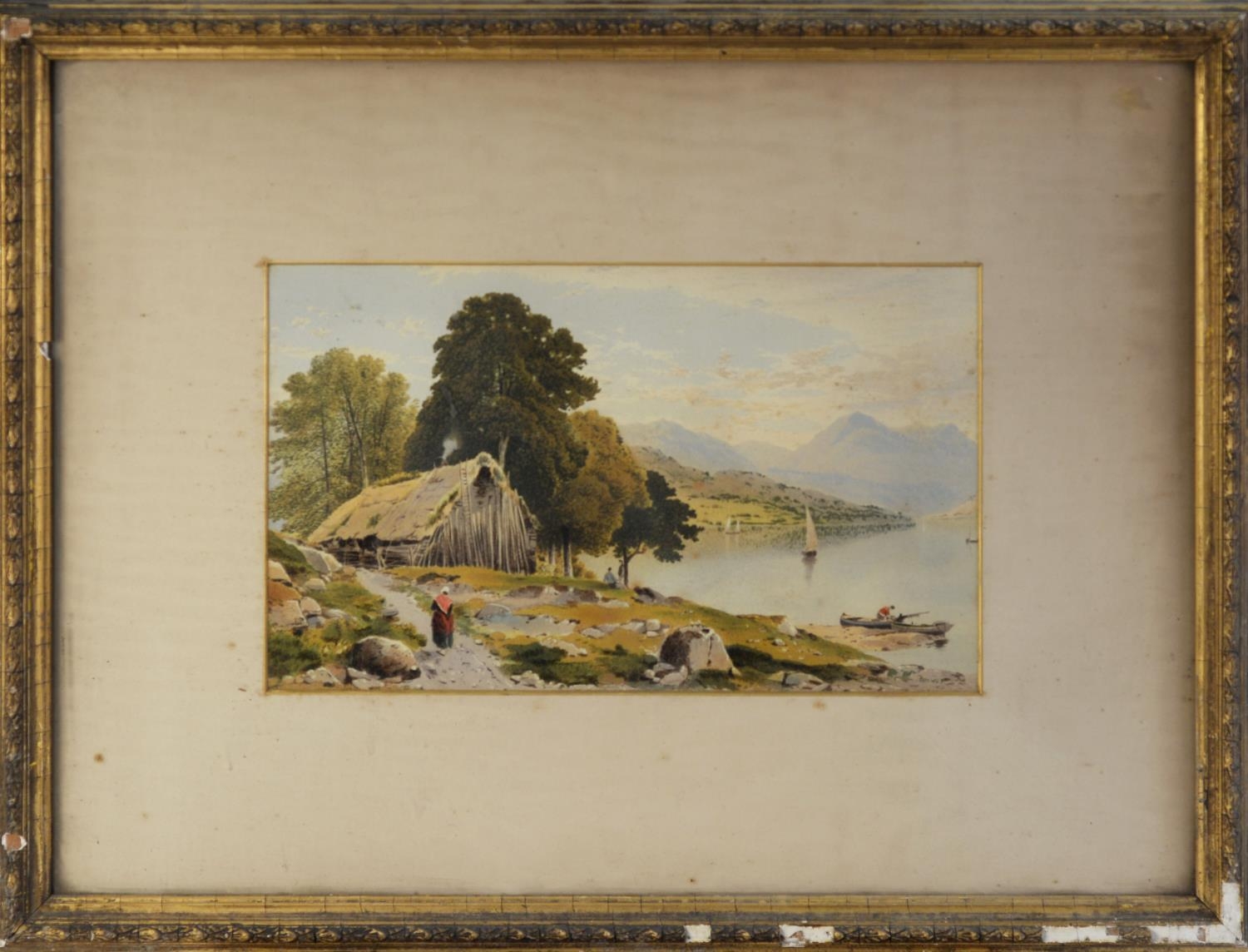 TWO NINETEENTH CENTURY CHROMOLITHOGRAPHIC PRINTS ‘St Mary, Redcliffe’ ‘Head of Loch Lomond’ 7 1/42 x - Image 4 of 5