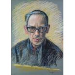 IAN GRANT (1904 - 1993) PASTEL DRAWING Self Portrait Signed and dated 1964 lower right, with Royal