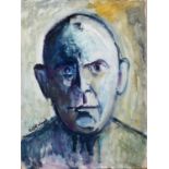 JAMES LAWRENCE ISHERWOOD (1917-1988) OIL ON BOARD ‘Picasso’ Signed, titled verso 16” x 12” (40.6cm x