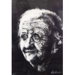 ROGER HAMPSON (1925 - 1996) ARTIST SIGNED MONOPRINT ‘Alice’ 19 ¾” x 13 ¾” (50.2cm x 34.9cm)