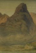 EDWARD RIDLEY (1883 - 1946) WATERCOLOUR DRAWING Mountainous landscape Unsigned 14 1/2in x 10in (37 x