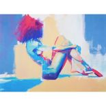 TOBY MULLIGAN (b.1969) ARTIST SIGNED LIMITED EDITION COLOUR PRINT, 'In Repose' (177/500) no certifi