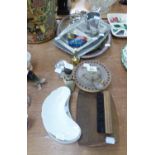 A CONTINENTAL FROSTED GLASS SAUCER DISH AND DOMED COVER, WITH RED JEWELLED AND GILT DECORATION (A.