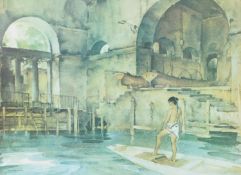 AFTER WILLIAM RUSSELL FLINT THREE UNSIGNED REPRODUCTION COLOUR PRINTS varying sizes (3)