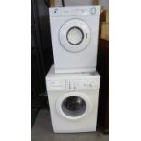 A BOSCH CLASSIXX 1200 EXPRESS AUTOMATIC WASHING MACHINE AND A SMALL SIZE CREDA TUMBLE DRYER (2)