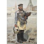 RUSSIAN SCHOOL (circa 1960s) OIL PAINTING ON CANVAS A Russian locksmith Indistinctly signed lower