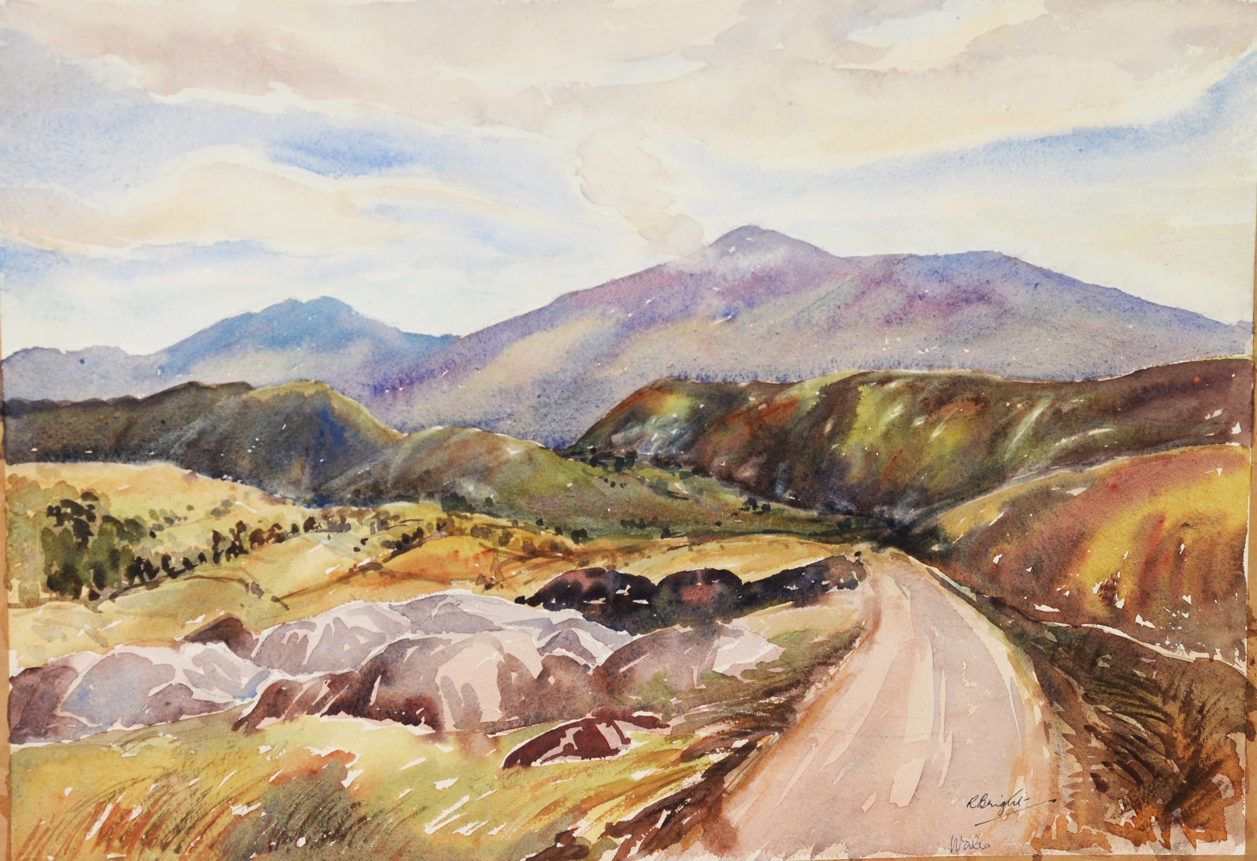 RUTH BRIGHT (20th CENTURY), IN EXCESS OF 100 UNFRAMED WATERCOLOUR DRAWINGS, MOSTLY LANDSCAPE - Image 4 of 4