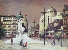 ARTHUR DELANEY (1927 - 1987) TWO ARTIST SIGNED LIMITED EDITION COLOUR PRINTS Piccadilly,